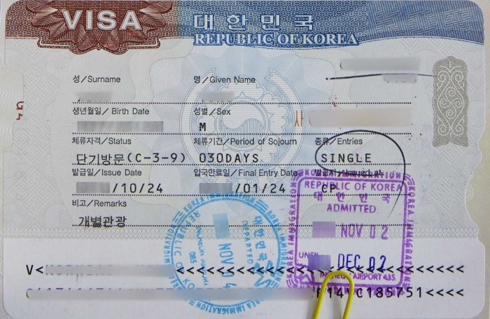 Visa korea korean south requirements application tourist travel filipinos getting first